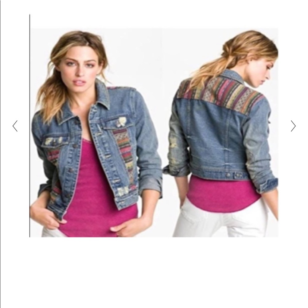 Free People Baja Aztec Anthropologie Jacket